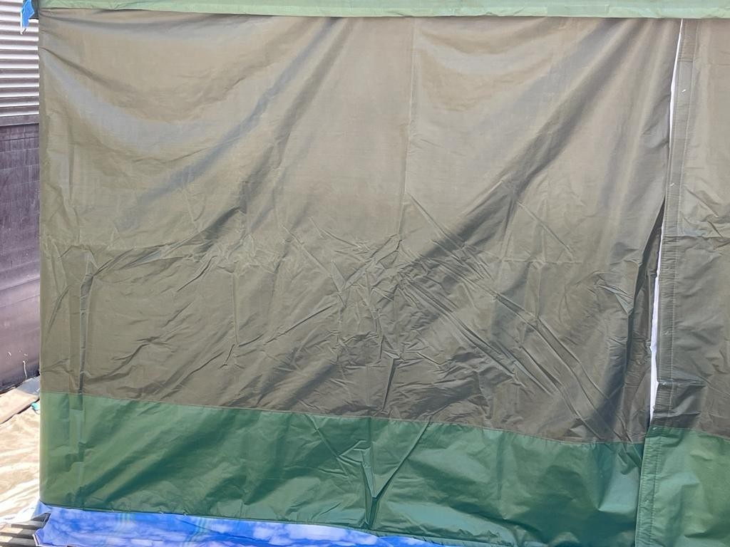 Палатка Каркасная утепленная зеленого цвета 5х6